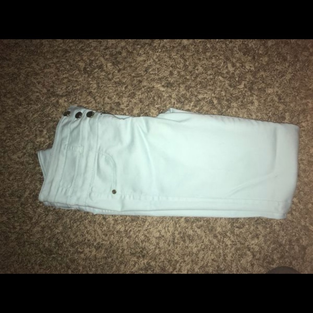 High waist skinny jeans